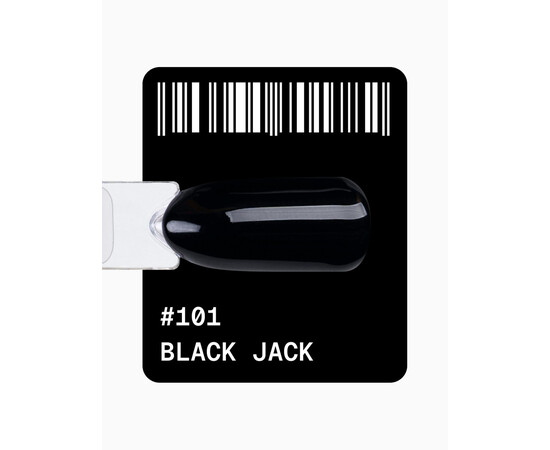 Зображення 2 Гель-лак ADORE prof. Basic Palette 101 Black Jack чорний, 12 мл, Об'єм (мл, г): 12, Колір: 101
