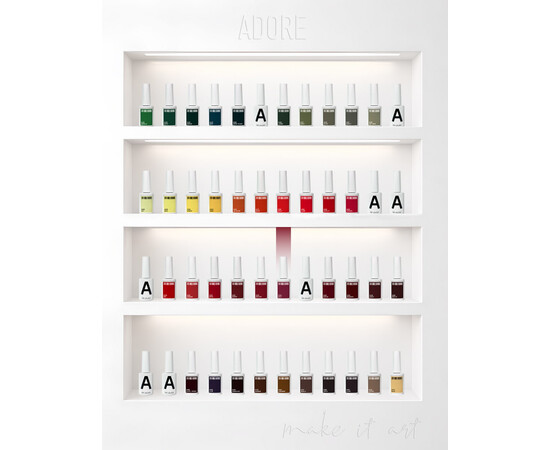 Зображення 4 Гель-лак ADORE prof. Basic Palette 103 Goji бордовий, 12 мл, Об'єм (мл, г): 12, Колір: 103