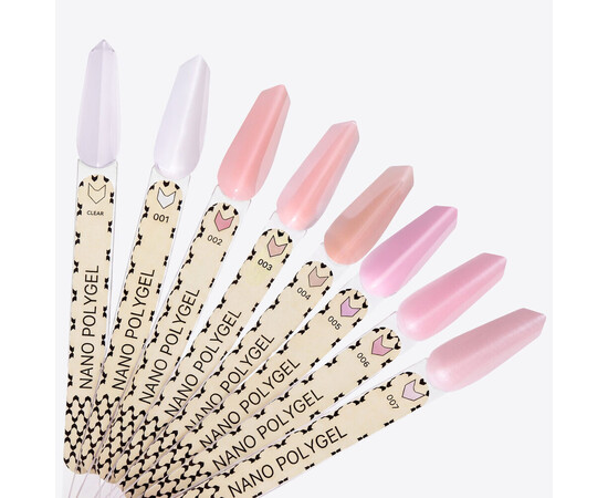 Изображение 2 Полигель FOX Poly Gel Nano Clear прозрачный, 15 мл, Объем (мл, г): 15, Цвет: clear