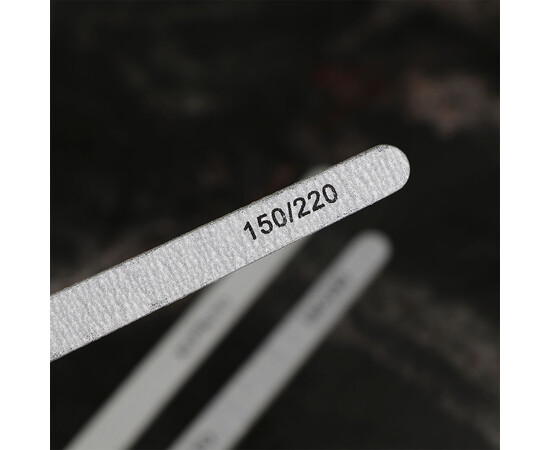 Зображення 2 Пилочка для нігтів Komilfo дерев’яна капля 16.5 см, 150/220 гріт