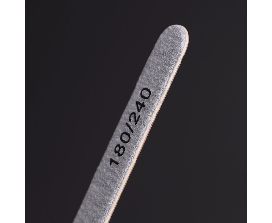 Зображення 2 Пилочка для нігтів Komilfo дерев’яна капля 16.5 см, 180/240 гріт