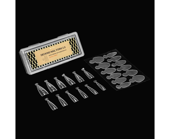 Зображення 2 Верхні форми для моделювання F.O.X Decking Nail form 2.0 Мигдаль, 24 шт