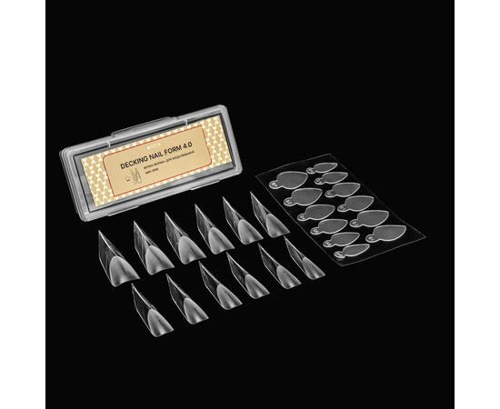 Зображення 2 Верхні форми для моделювання F.O.X Decking Nail form 4.0 Едж, 28 шт