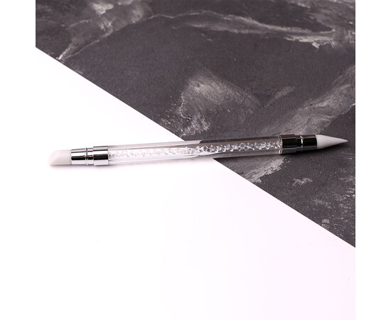 Зображення 2 Силіконовий пензлик Komilfo Silicone Brush №3 (піка+овальний зріз)