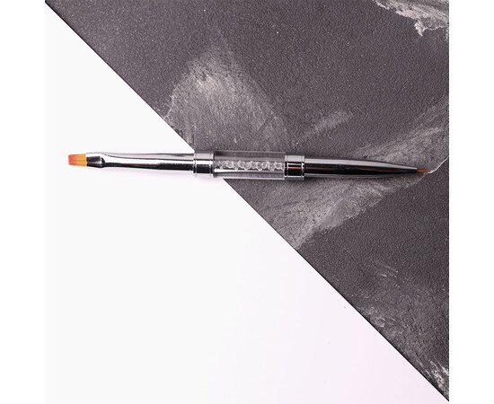 Зображення 5 Пензлик Komilfo Double Gel flat 4 (Nylon)/Liner 5 (Nylon)