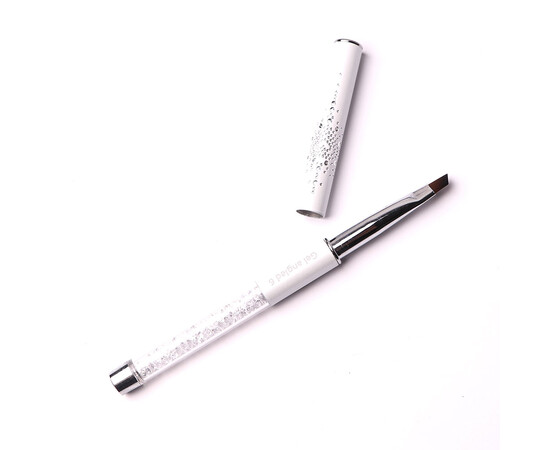 Изображение 3 Кисточка Komilfo Gel angled 6 (Nylon), Размер кисточки: 6