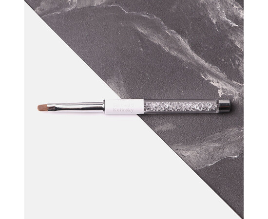 Изображение 4 Кисточка Komilfo Gel oval 6 (Kolinsky), Размер кисточки: 6