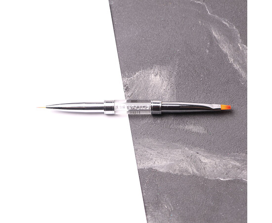 Изображение 5 Кисточка Komilfo Double Gel flat 4 (Nylon)/Liner 7 (Nylon)