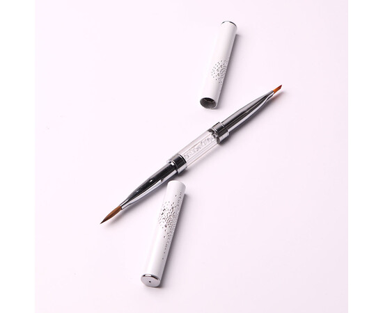 Изображение 4 Кисточка Komilfo Double Acrylic 6 (Kolinsky)/Gel flat 6 (Nylon)