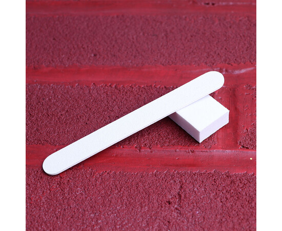 Зображення 3 Одноразовий набір Komilfo №2 пилочка 120/150, бафф 120/120 гріт