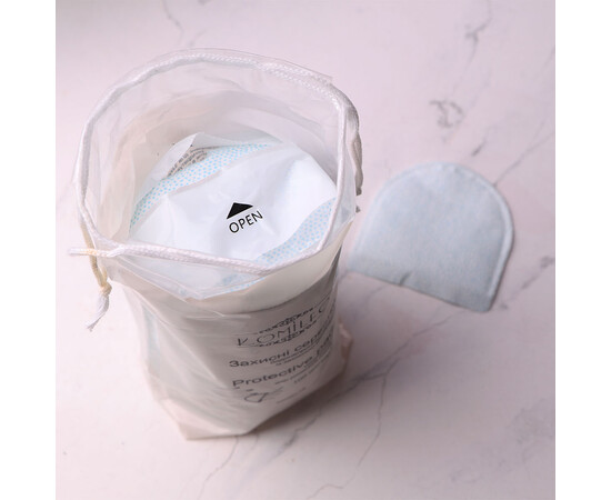 Зображення 4 Захисні безворсові серветки Komilfo Protective Pads, 100 шт