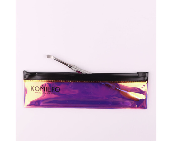 Зображення 5 Пушер для манікюра/педикюра з кюреткою в дихроїчному чохлі Komilfo M