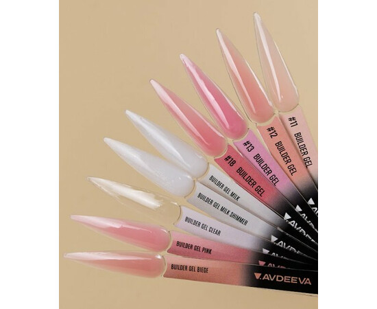 Зображення 3 Моделюючий гель Victoria Avdeeva Builder Gel 11 теплий персиково-бежевий  Hema&Tpo Free, 15 мл, Об'єм (мл, г): 15, Колір: 11