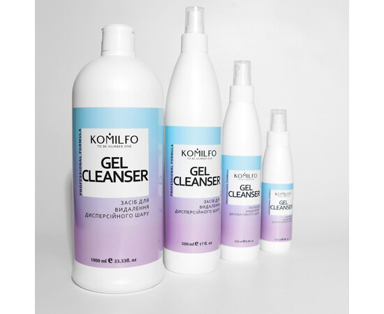 Изображение 3 Средство для снятия липкого слоя Komilfo Gel Cleanser, 500 мл