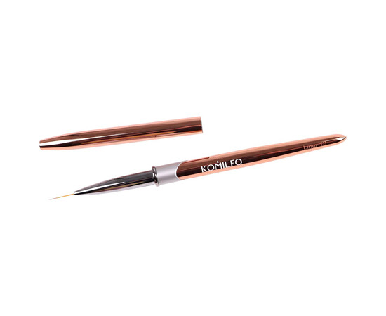 Зображення 2 Пензлик Komilfo Rose gold Liner 13 (Nylon)