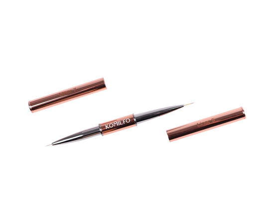 Зображення 2 Пензлик Komilfo Rose gold Double Liner 7 (Nylon)/Liner 9 (Nylon)
