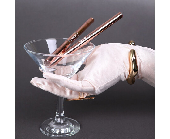 Зображення 3 Пензлик Komilfo Rose gold Double Liner 7 (Nylon)/Liner 9 (Nylon)