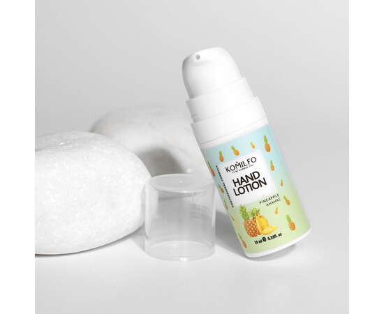 Зображення 3 Лосьйон для рук Komilfo Hand Lotion Pineapple ананас, 10 мл, Об'єм (мл, г): 10