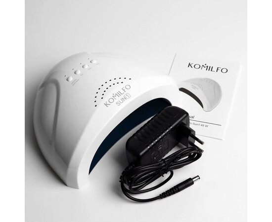 Зображення 6 Лампы для маникюра Komilfo Led/UV Sun1 белая, 48 Вт