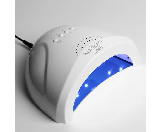 Зображення 2 Лампы для маникюра Komilfo Led/UV Sun1 белая, 48 Вт