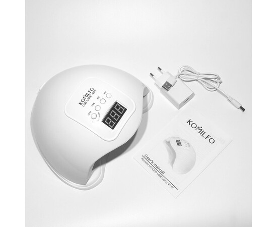 Зображення 3 Лампы для маникюра Komilfo Led/UV USB Lamp белая, 48 Вт
