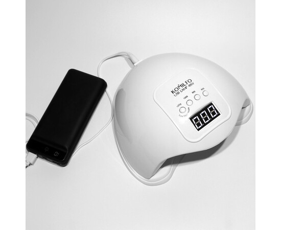 Зображення 4 Лампы для маникюра Komilfo Led/UV USB Lamp белая, 48 Вт
