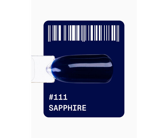 Зображення 2 Гель-лак ADORE prof. Basic Palette 111 Sapphire синій, 12 мл, Об'єм (мл, г): 12, Колір: 111