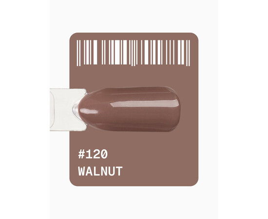 Изображение 2 Гель-лак ADORE prof. Basic Palette 120 Walnut коричневый, 12 мл, Объем (мл, г): 12, Цвет: 120