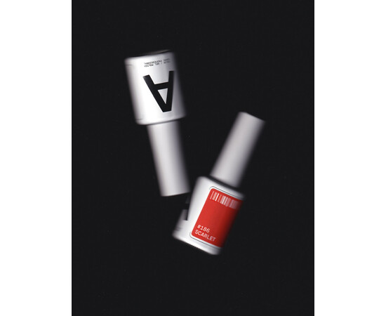 Зображення 5 Гель-лак ADORE prof. Basic Palette 186 Scarlet яскравий червоний, 12 мл, Об'єм (мл, г): 12, Колір: 186