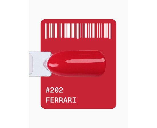 Зображення 2 Гель-лак ADORE prof. Basic Palette 202 Ferrari червоний, 12 мл, Об'єм (мл, г): 12, Колір: 202