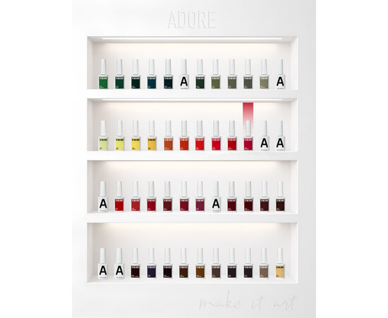 Зображення 4 Гель-лак ADORE prof. Basic Palette 202 Ferrari червоний, 12 мл, Об'єм (мл, г): 12, Колір: 202