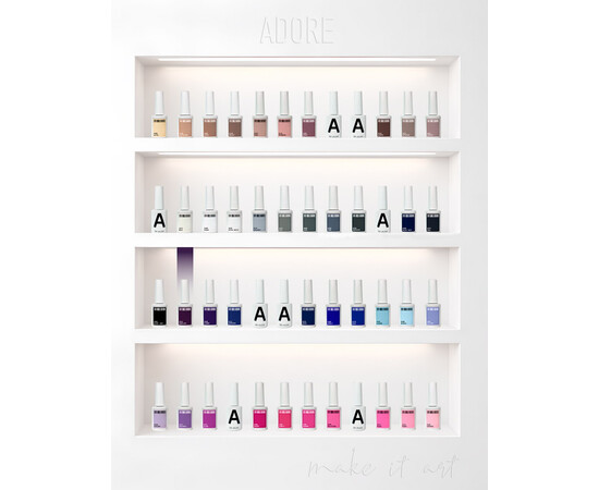 Зображення 4 Гель-лак ADORE prof. Basic Palette 214 Eggplant баклажан, 12 мл, Об'єм (мл, г): 12, Колір: 214