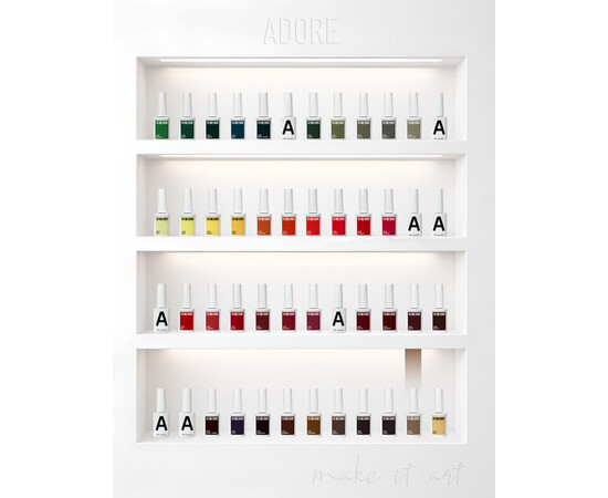 Изображение 4 Гель-лак ADORE prof. Basic Palette 219 Coffee бежево-коричневый, 12 мл, Объем (мл, г): 12, Цвет: 219