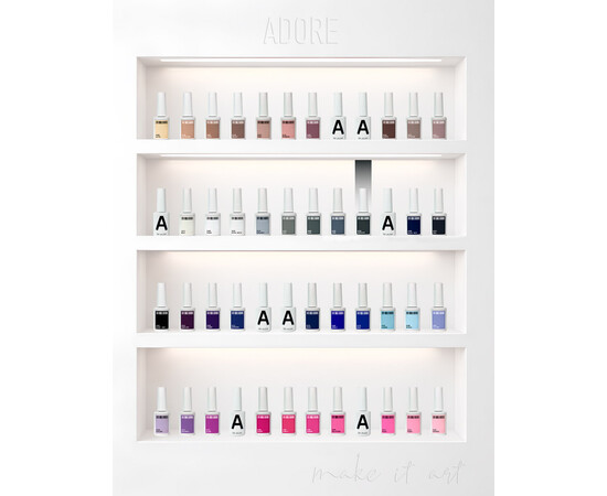 Зображення 4 Гель-лак ADORE prof. Basic Palette 226 Graphite графіт, 12 мл, Об'єм (мл, г): 12, Колір: 226