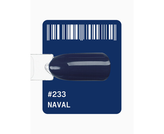 Зображення 2 Гель-лак ADORE prof. Basic Palette 233 Naval темно-синий, 12 мл, Об'єм (мл, г): 12, Колір: 233