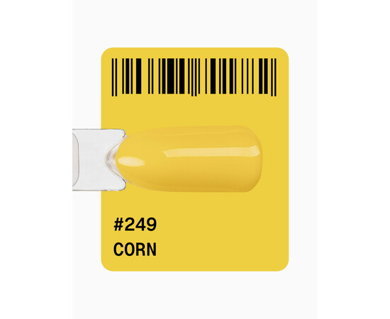Зображення 2 Гель-лак ADORE prof. Basic Palette 249 Corn жовтий, 12 мл, Об'єм (мл, г): 12, Колір: 249