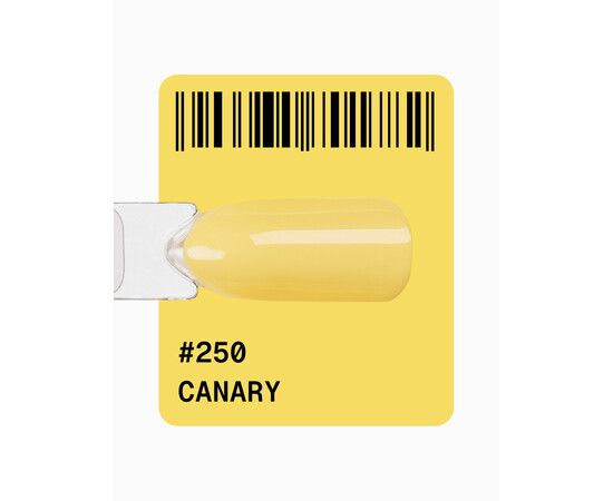 Зображення 2 Гель-лак ADORE prof. Basic Palette 250 Canary жовтий, 12 мл, Об'єм (мл, г): 12, Колір: 250
