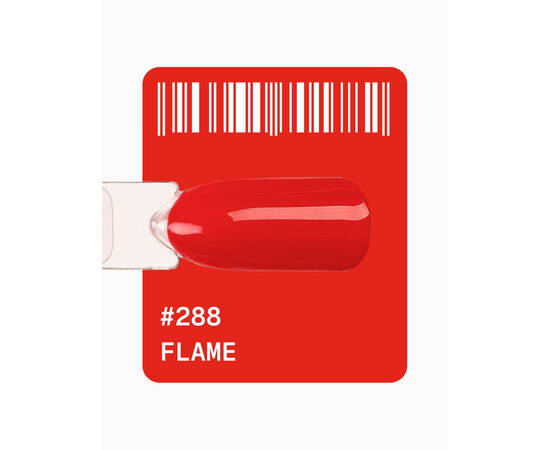 Изображение 2 Гель-лак ADORE prof. Basic Palette 288 Flame красный, 12 мл, Объем (мл, г): 12, Цвет: 288