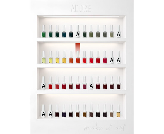 Зображення 4 Гель-лак ADORE prof. Basic Palette 373 Brick теракотовий, 12 мл, Об'єм (мл, г): 12, Колір: 373