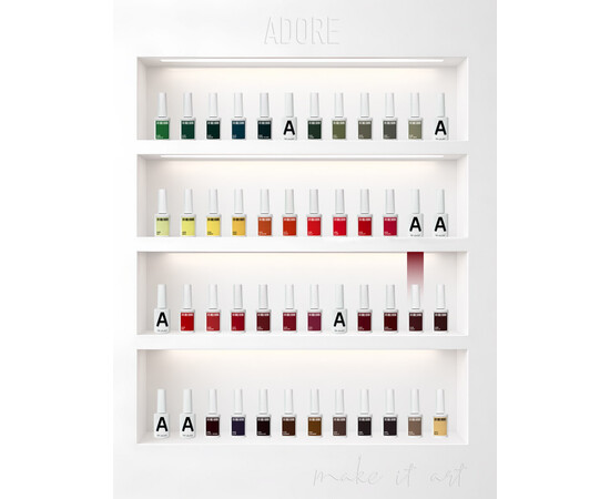 Зображення 4 Гель-лак ADORE prof. Basic Palette 428 Porto бордовый, 12 мл, Об'єм (мл, г): 12, Колір: 428