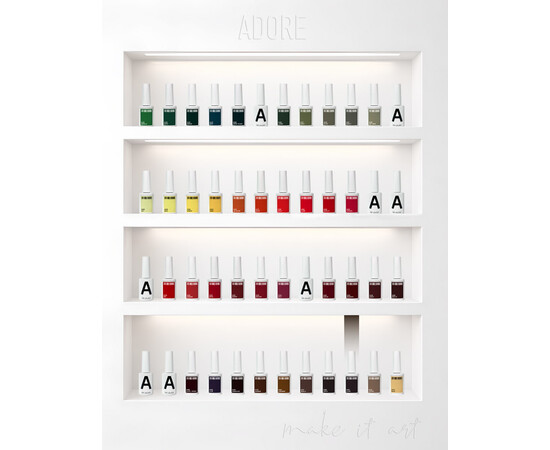 Зображення 4 Гель-лак ADORE prof. Basic Palette 497 Clove коричневий, 12 мл, Об'єм (мл, г): 12, Колір: 497