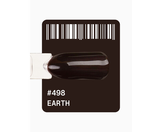 Зображення 2 Гель-лак ADORE prof. Basic Palette 498 Earth коричневий, 12 мл, Об'єм (мл, г): 12, Колір: 498