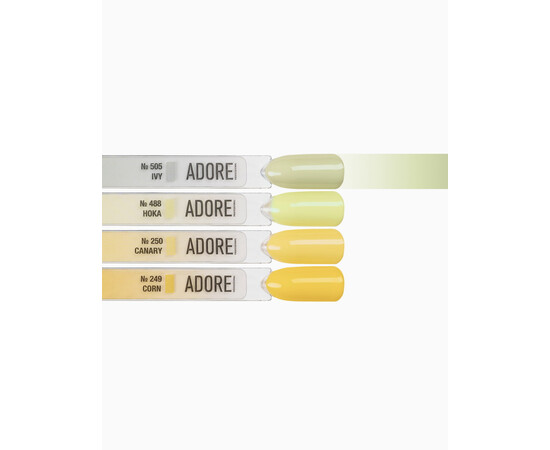 Зображення 3 Гель-лак ADORE prof. Basic Palette 505 Ivy оливковий, 12 мл, Об'єм (мл, г): 12, Колір: 505