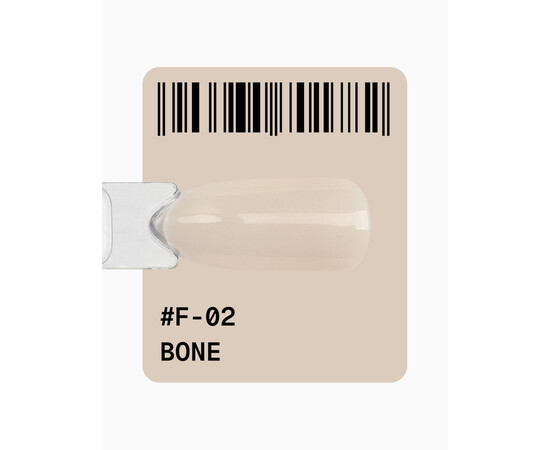 Зображення 2 Гель-лак ADORE prof. French F-02 bone слонова кістка, 12 мл, Об'єм (мл, г): 12, Колір: 02