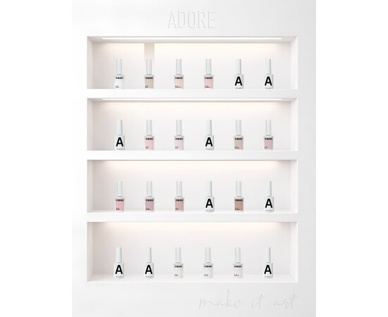 Зображення 4 Гель-лак ADORE prof. French F-02 bone слонова кістка, 12 мл, Об'єм (мл, г): 12, Колір: 02