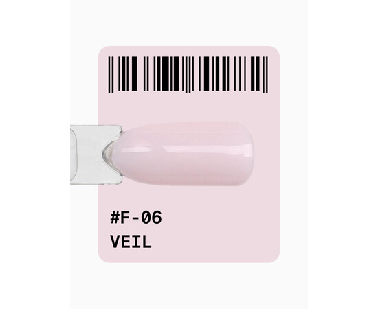 Изображение 2 Гель-лак ADORE prof. French F-06 veil прохладный розовый, 12 мл, Объем (мл, г): 12, Цвет: 06