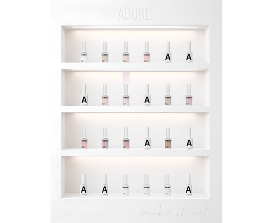 Изображение 4 Гель-лак ADORE prof. French F-06 veil прохладный розовый, 12 мл, Объем (мл, г): 12, Цвет: 06