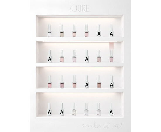 Изображение 4 Гель-лак ADORE prof. French F-08 fae нюд, 12 мл, Объем (мл, г): 12, Цвет: 08