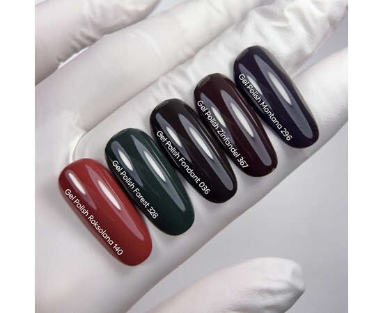 Зображення 6 NAILSOFTHEDAY Gel Polish Fondant 036 темно-коричневий гель-лак, що перекривається в один шар, 10 мл, Об'єм (мл, г): 10, Колір: 036 Fondant