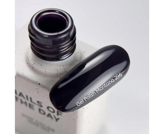 Зображення 2 NAILSOFTHEDAY Gel Polish Montana 296 темно-фіолетовий гель-лак, що перекривається в один шар, 10 мл, Об'єм (мл, г): 10, Колір: 296 Montana